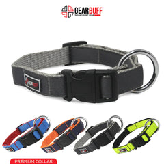 Gearbuff Premium Dog Collar | Adjustable Neck Collar for All Dogs | Light Weight | Durable, Comfortable & Safe | Dog Training Collar | Pet Skin & Fur-Coat Friendly