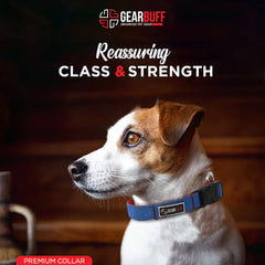 Gearbuff Premium Dog Collar | Adjustable Neck Collar for All Dogs | Light Weight | Durable, Comfortable & Safe | Dog Training Collar | Pet Skin & Fur-Coat Friendly