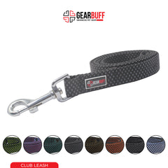 Gearbuff Club Dog Leash | Superior Grade | Extra Durable | Pet Safety Accessory | Leash for All Dogs | Walking & Training Belts | Break Resistant & Fade Resistant | Comfortable