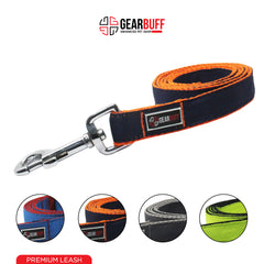 Gearbuff Premium Dog Leash | Superior Grade | Extra Durable | Pet Safety Accessory | Leash for All Dogs | Walking & Training Belts | Break Resistant & Fade Resistant | Comfortable