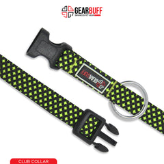 Gearbuff Club Dog Collar | Adjustable Neck Collar for All Dogs | Light Weight | Durable, Comfortable & Safe | Dog Training Collar | Pet Skin & Fur-Coat Friendly