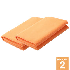 Maissen Pet Dry Sheet Large- Orange | Pack of 2 | Size- 140Cm X 100Cm | for All Pets | Waterproof Reusable Pee Pads for Dogs | Washable Pet Dry Sheet | Training Pads for Dogs | Odor Remover | Dog Mat