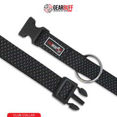 Gearbuff Club Dog Collar | Adjustable Neck Collar for All Dogs | Light Weight | Durable, Comfortable & Safe | Dog Training Collar | Pet Skin & Fur-Coat Friendly