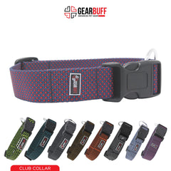 Gearbuff Club Dog Collar | Adjustable Neck Collar for All Dogs | Light Weight | Durable, Comfortable & Safe | Dog Training Collar | Pet Skin & Fur-Coat Friendly