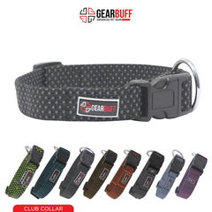 Gearbuff Club Dog Collar | Adjustable Neck Collar for All Dogs | Light Weight | Durable, Comfortable & Safe | Dog Training Collar | Pet Skin & Fur-Coat Friendly