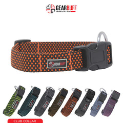 Gearbuff Club Dog Collar | Adjustable Neck Collar for All Dogs | Light Weight | Durable, Comfortable & Safe | Dog Training Collar | Pet Skin & Fur-Coat Friendly