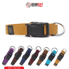 Gearbuff Soft Dog Collar | Adjustable Neck Collar for All Dogs | Light Weight | Durable, Comfortable & Safe | Dog Training Collar | Pet Skin & Fur-Coat Friendly