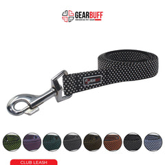 Gearbuff Club Dog Leash | Superior Grade | Extra Durable | Pet Safety Accessory | Leash for All Dogs | Walking & Training Belts | Break Resistant & Fade Resistant | Comfortable