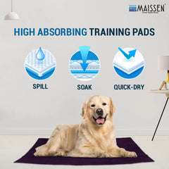 Maissen Pet Dry Sheet for All Pets | Waterproof Reusable Pee Pads for Dogs | Cat Mat | Washable Pet Dry Sheet | Training Pads for Dogs | Odor Remover | Quick Dry