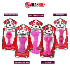 Gearbuff Dog Chew - Pink Set