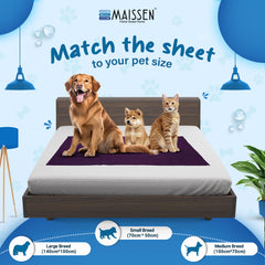 Maissen Waterproof Reusable Washable Pee Pads & Pet Dry Sheet Pack Of 1