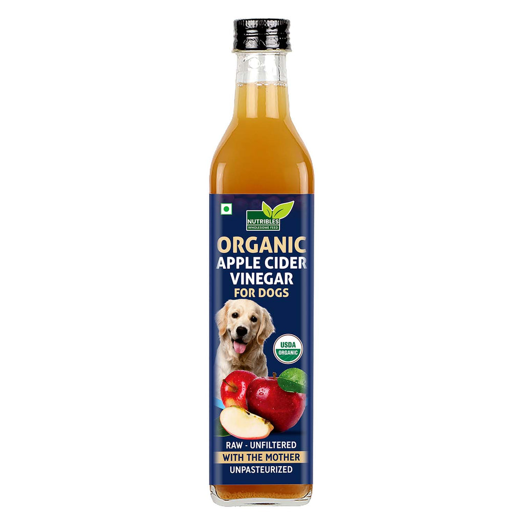 Nutribles Organic Apple Cider Vinegar 500 Ml for All Dogs & Cats